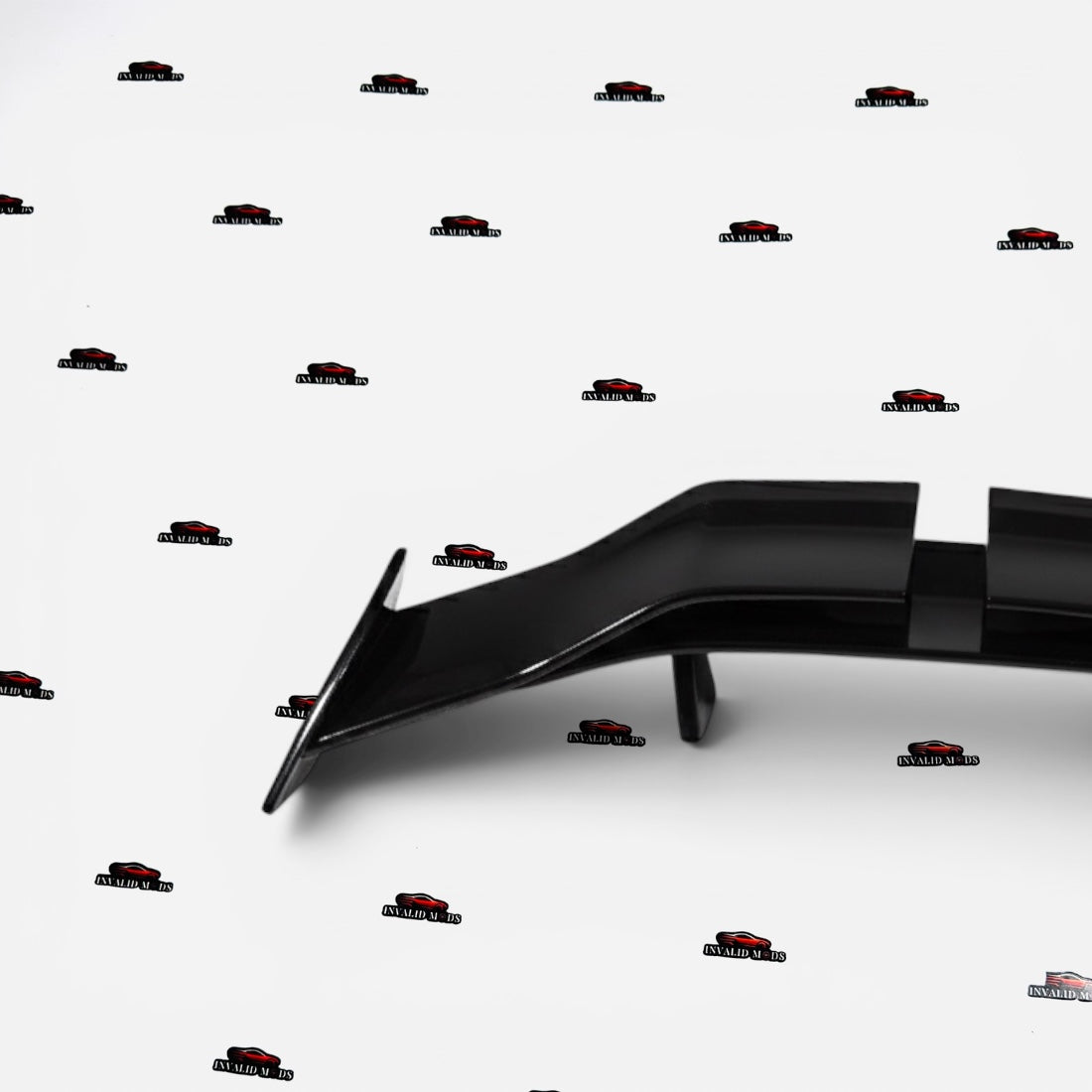 Universal Darwin Style Car Spoiler Wing | Glossy Black Sporty Rear Spoiler