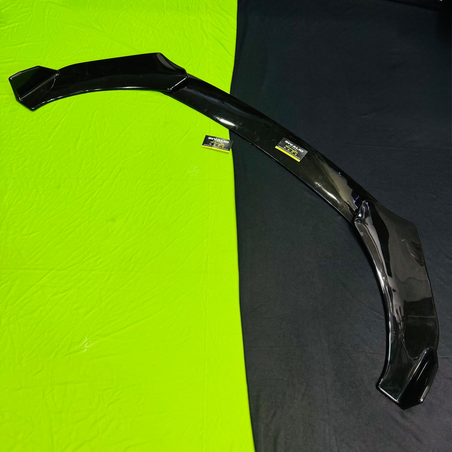 Universal 3 Pc Front Gloss Black Splitter | ABS