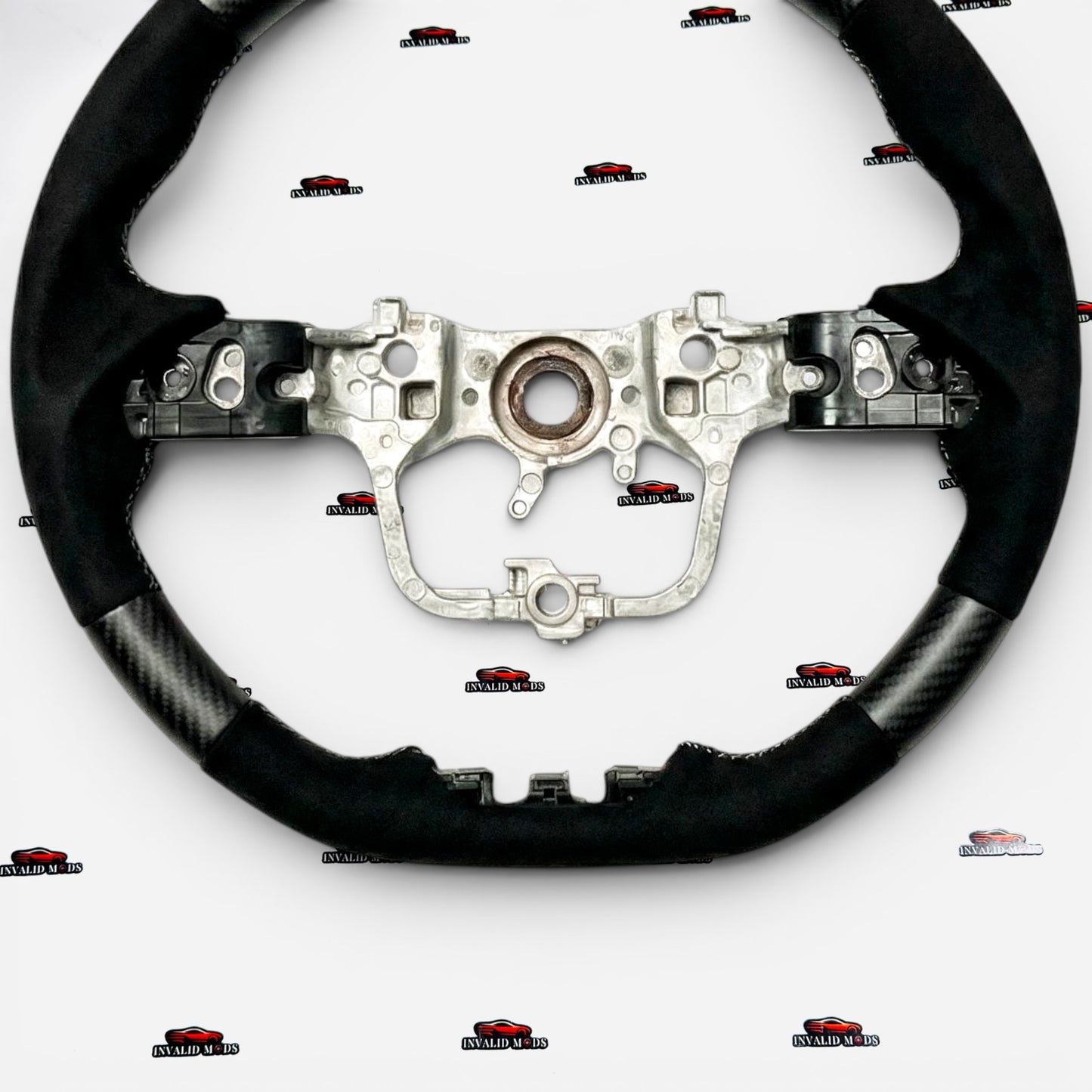 Toyota Innova Hycross Alcantara & Carbon Steering Wheel | Premium Sport Interior Upgrade