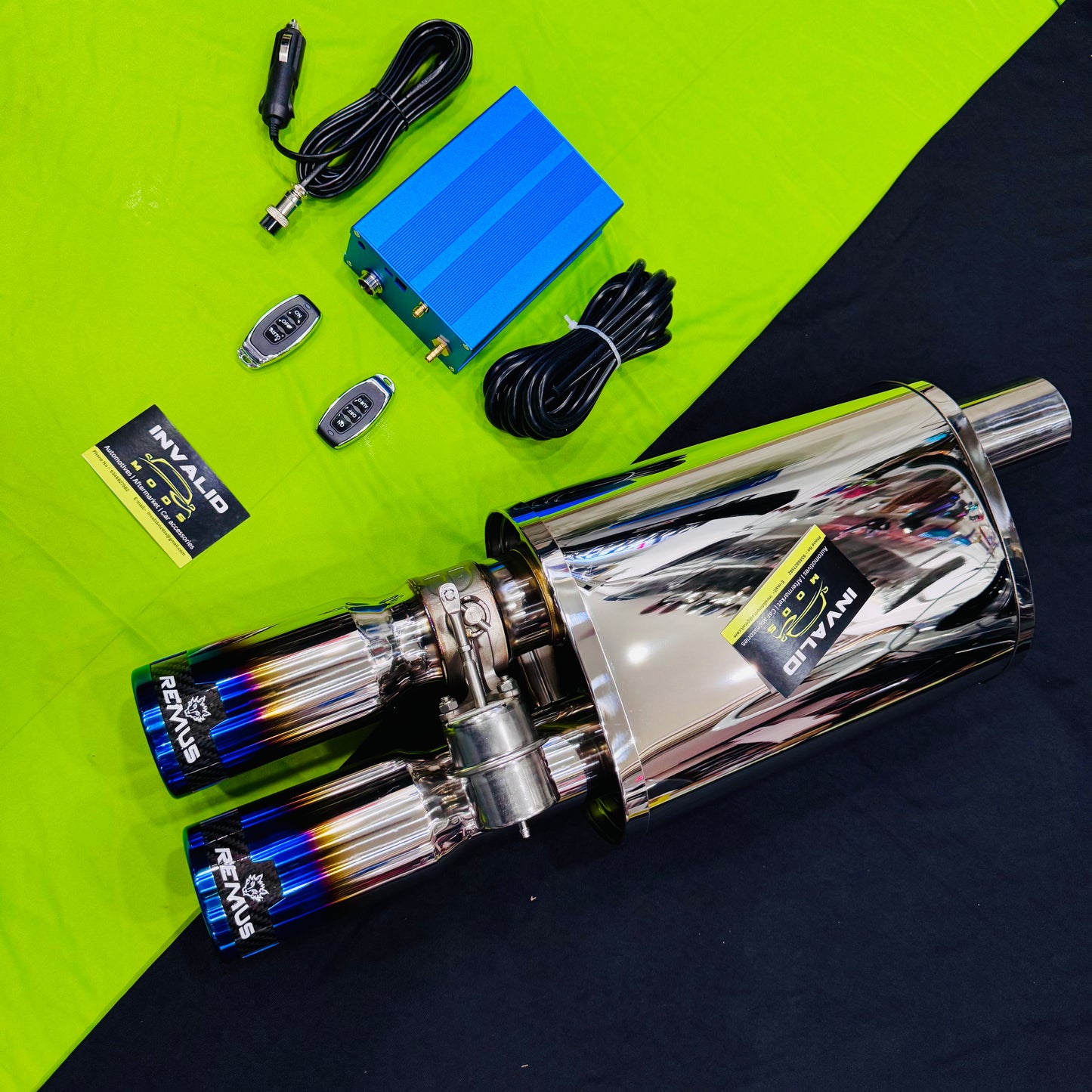 Remus Dual Tip Valvetronic Exhaust (Burnt)