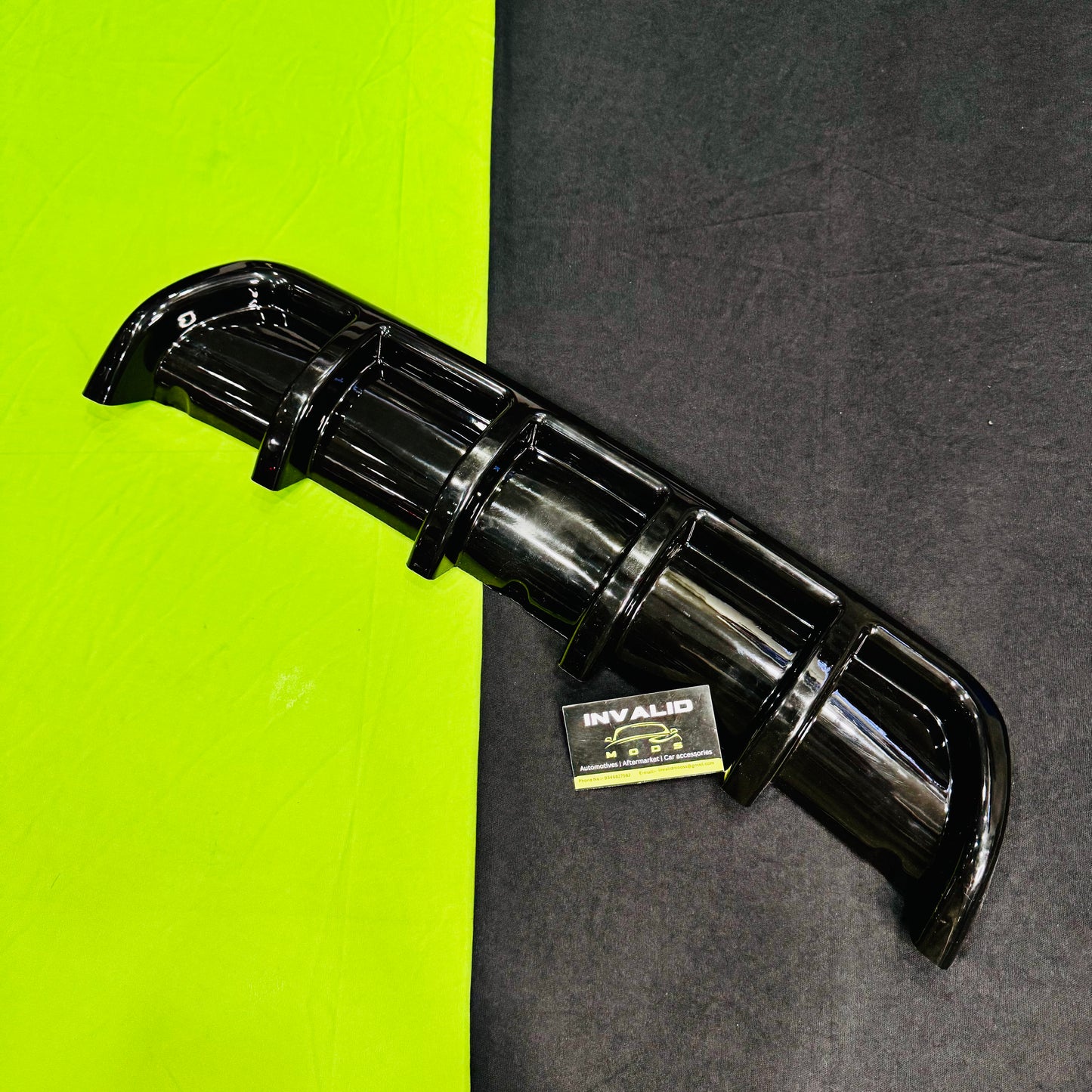 Universal 6 Fin Diffuser | Gloss Black | ABS