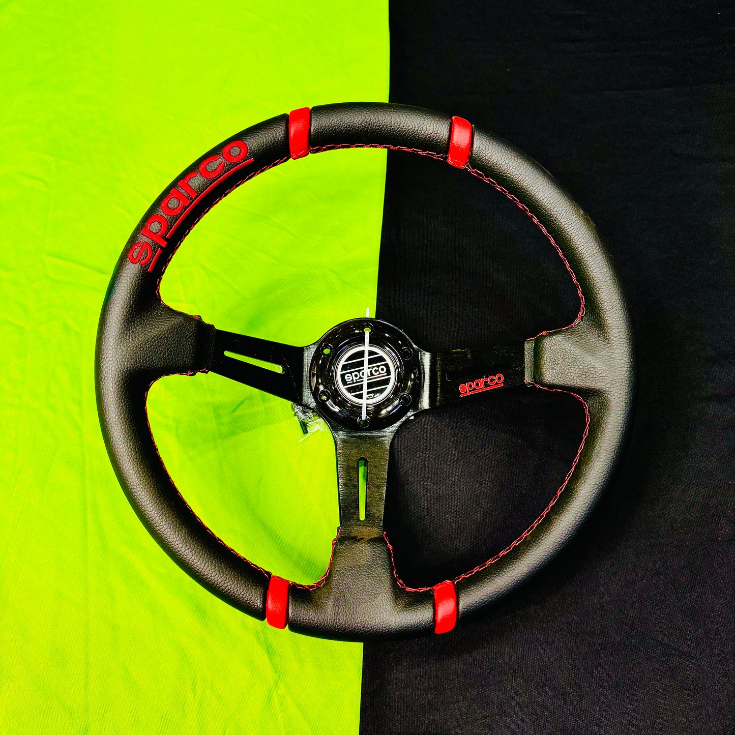 Sparco 14 Inch Carbon Edition Universal Steering Wheel