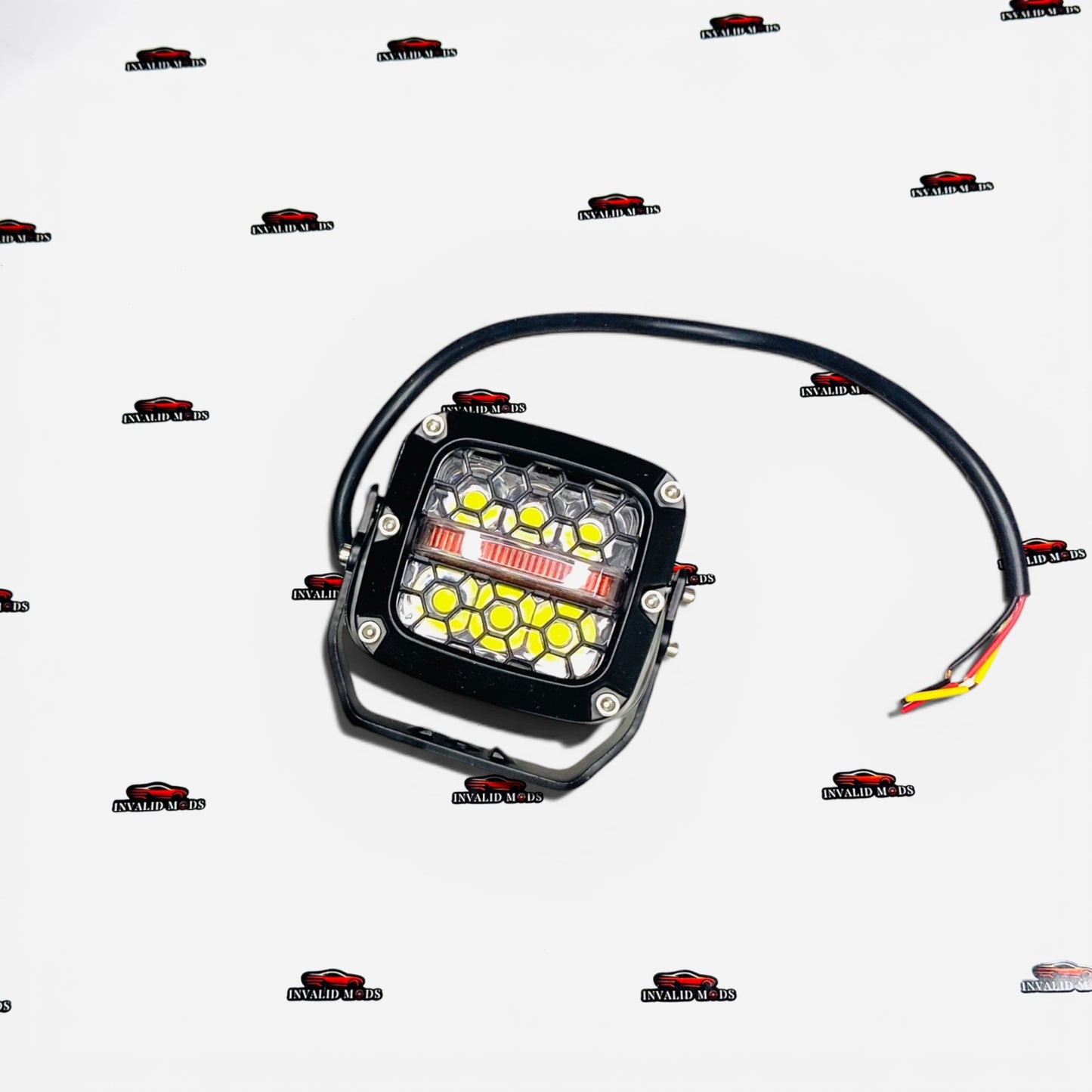Honeycomb Auxiliary Pod Lights – Off-Road Fog & DRL Combo (Pair)