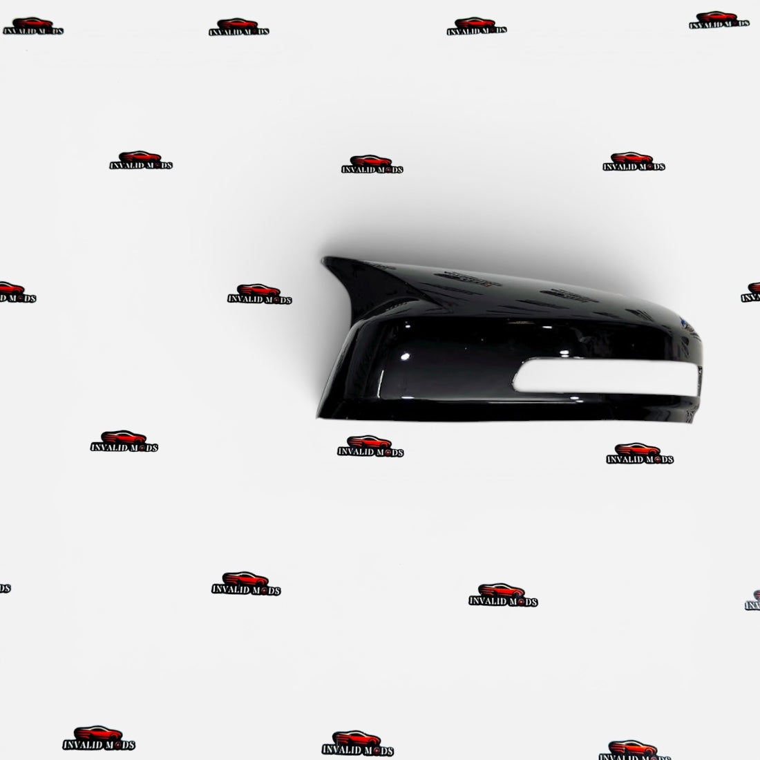 Honda City 2008-2012 Batman Style Mirror Covers with Indicator | Gloss Black ABS