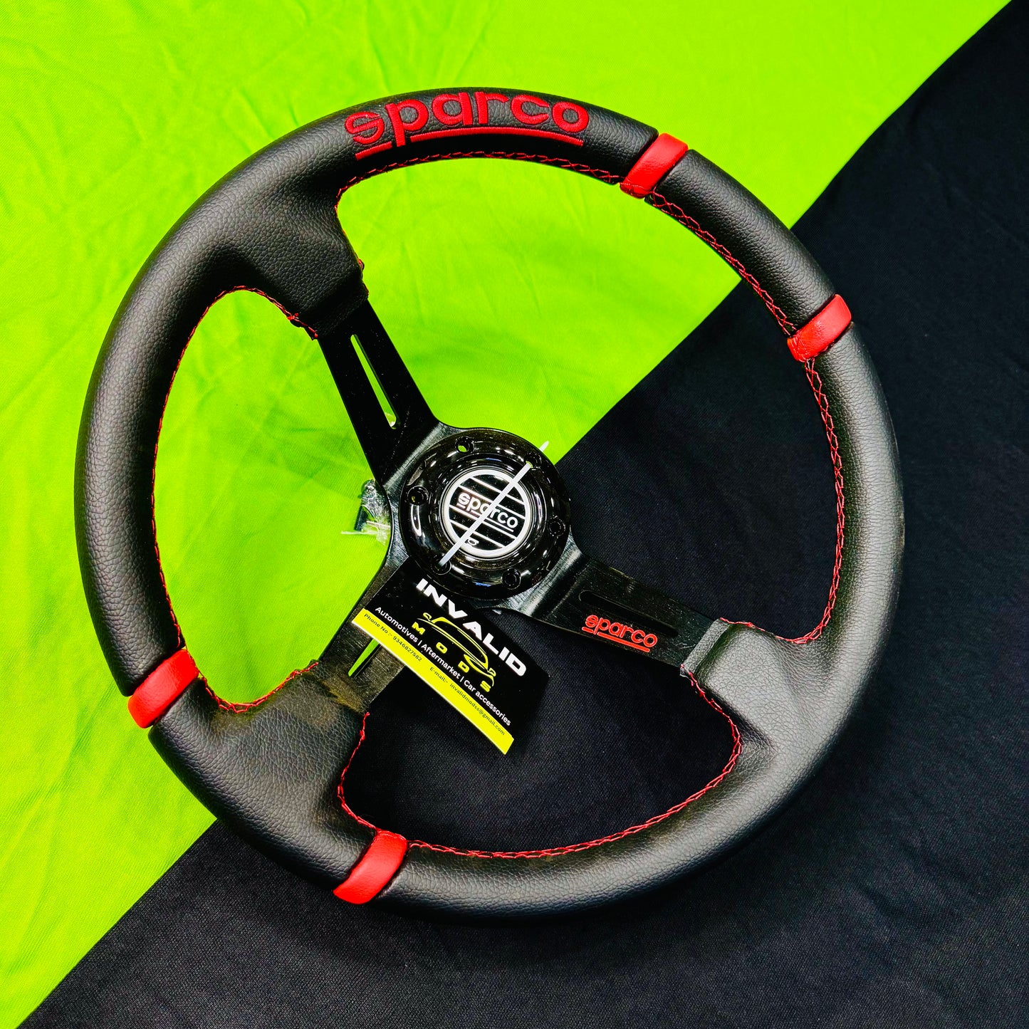 Sparco 14 Inch Carbon Edition Universal Steering Wheel