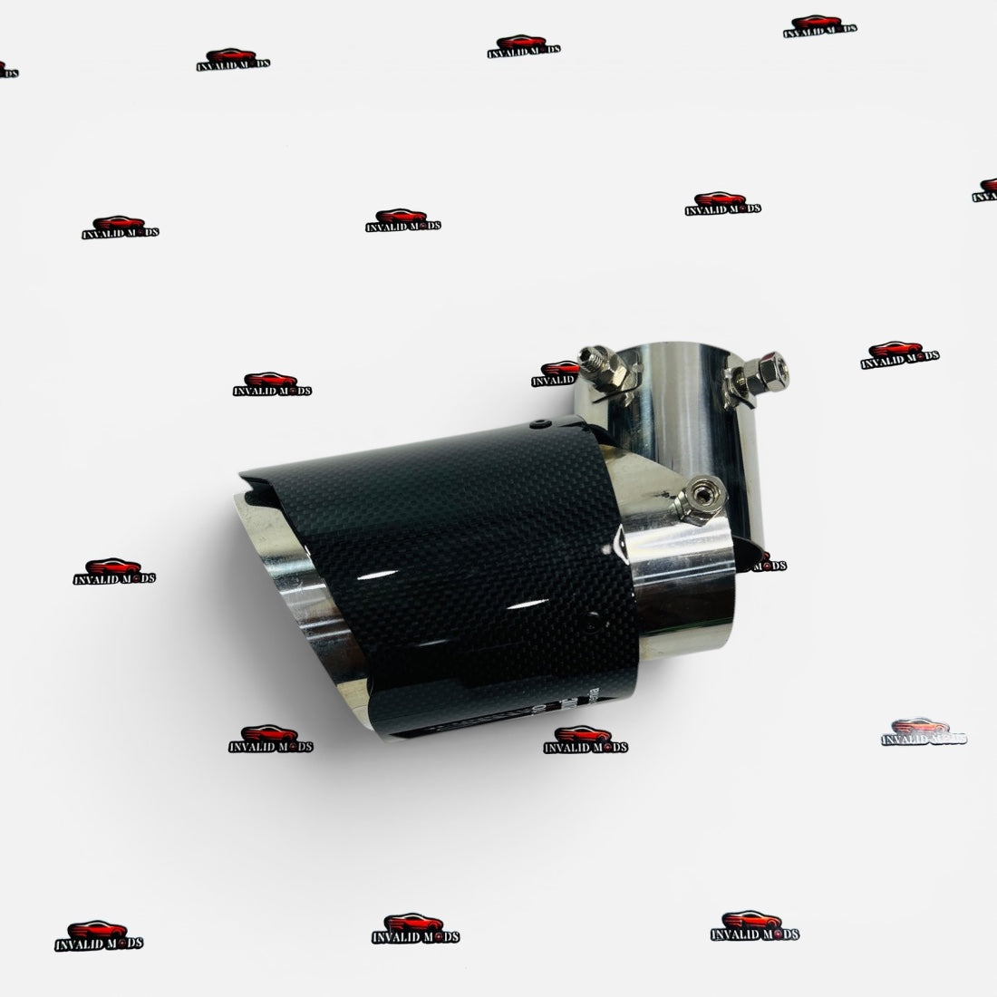 Akrapovic Angle-Adjustable Gloss Carbon Big Single Exhaust Tip,