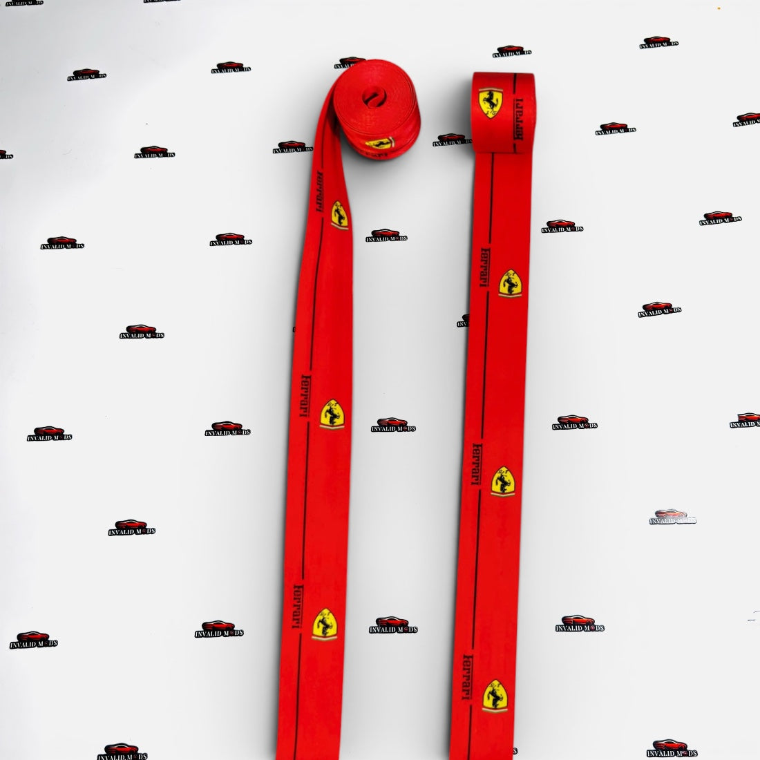 Ferrari-Inspired Sporty Seat Belt (Pair) | Universal Car Seat Belt Replacement Set