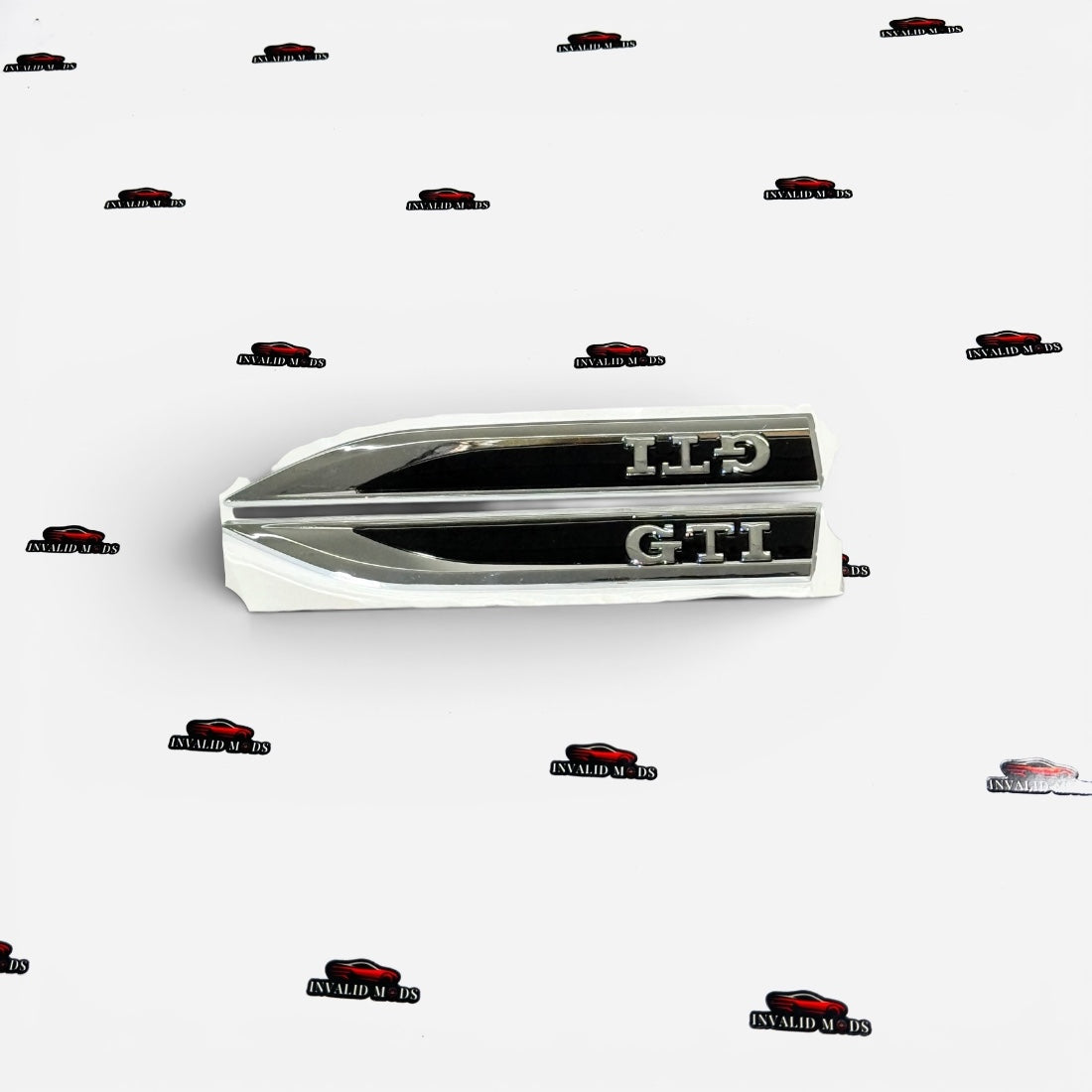 VW Polo GTI Fender Badge Set of 2 | Premium Aluminium Side Emblems