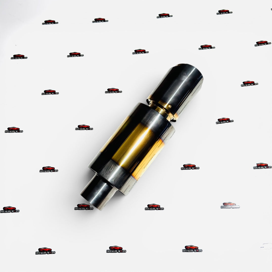 Chrome Finish Exhaust Tip | Burnt Finish | Universal Stainless Steel Performance Exhaust Tip