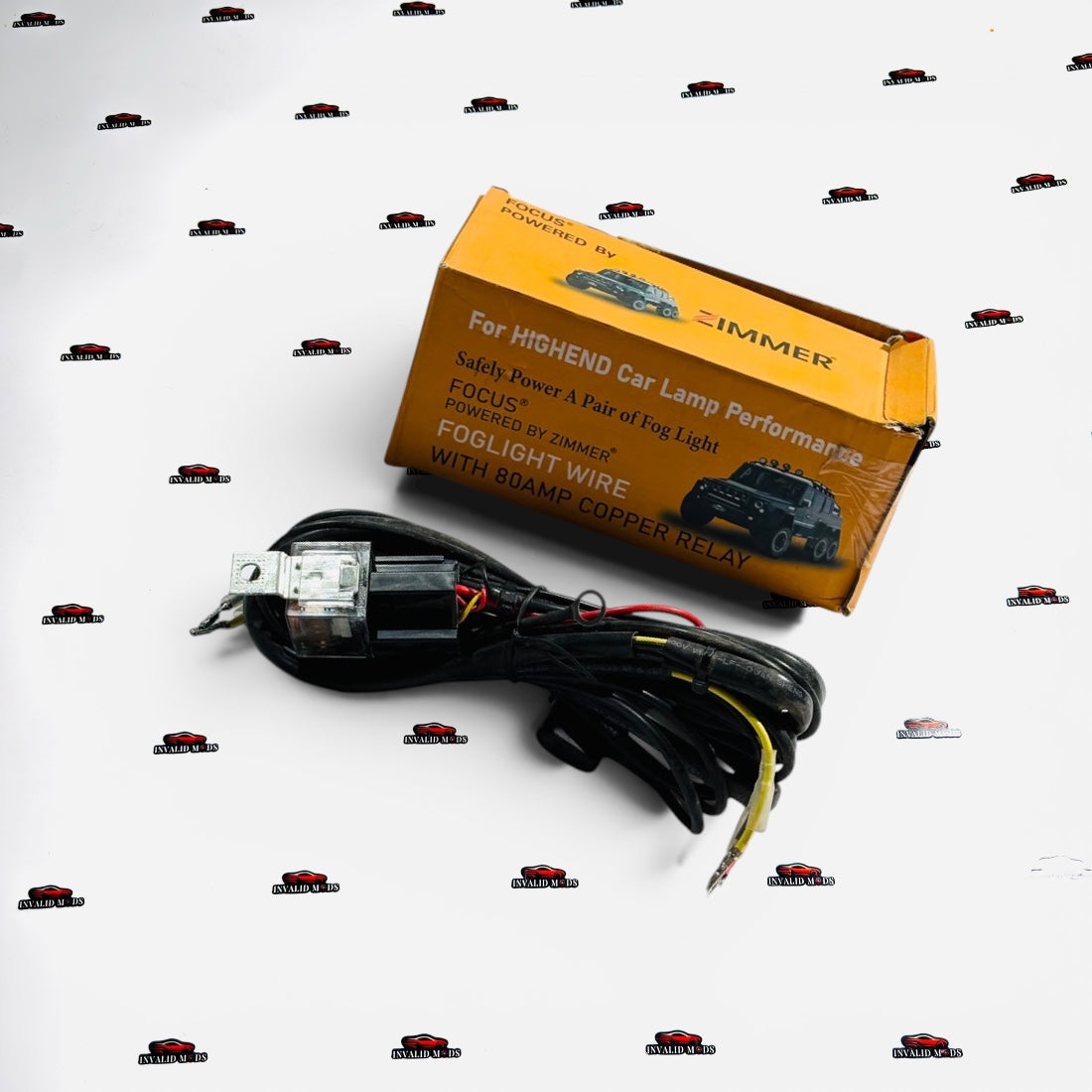 Zimmer Universal Fog Light Wiring Harness Kit with Switch & Relay | Plug & Play Installation