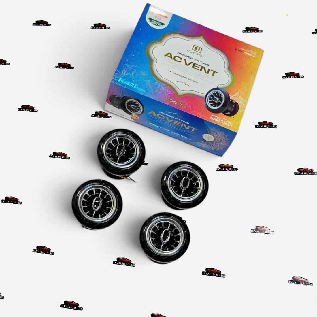 Cardi K4 RGB Ambient Light Kit for Mahindra Thar & Thar ROXX | AC Vent & Footwell Lights with Moving Star Effect
