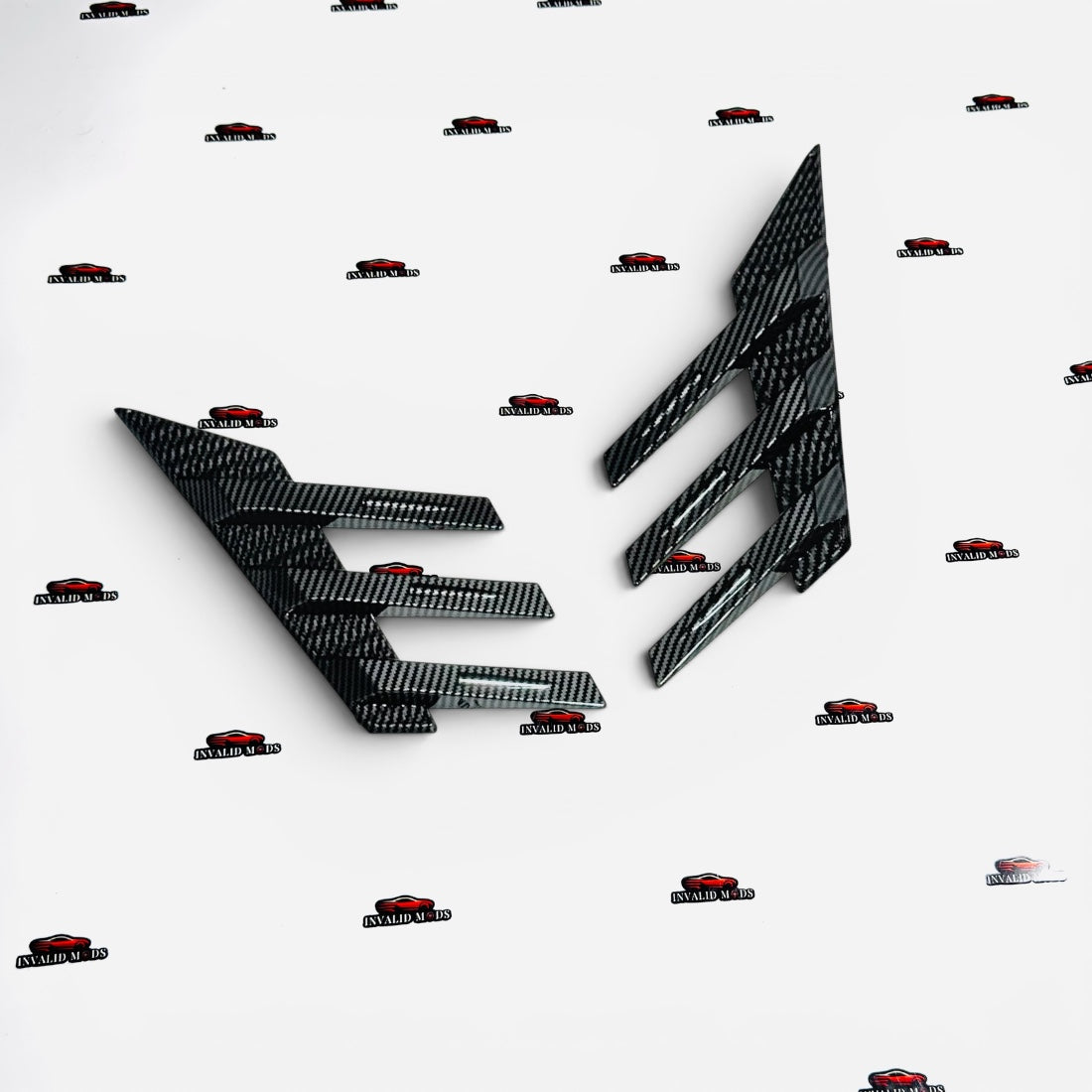 Universal Rear Windshield Spoiler Fins | Roof Window Air Splitters in Multiple Colors