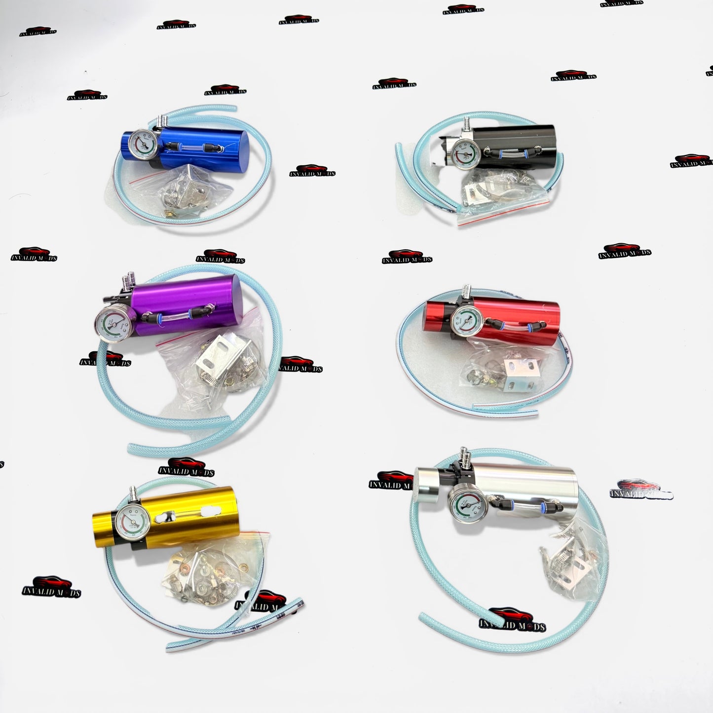 Universal Engine Oil Catch Can | PCV Breather Tank Performance Upgrade | Multiple Colour Options