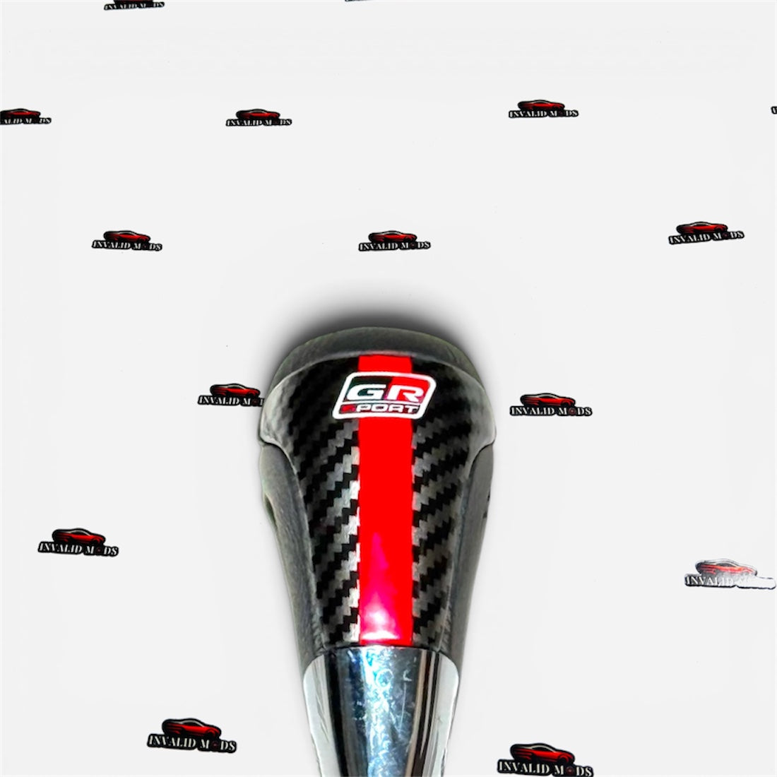 GR Sport Gear Knob – Universal Gear Shift Knob with Carbon Fiber Finish
