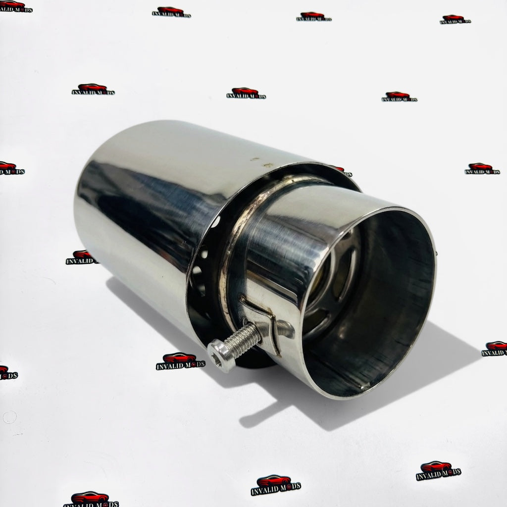 Universal HKS Style Exhaust Tip | Single Tip Stainless Steel Performance Upgrade
