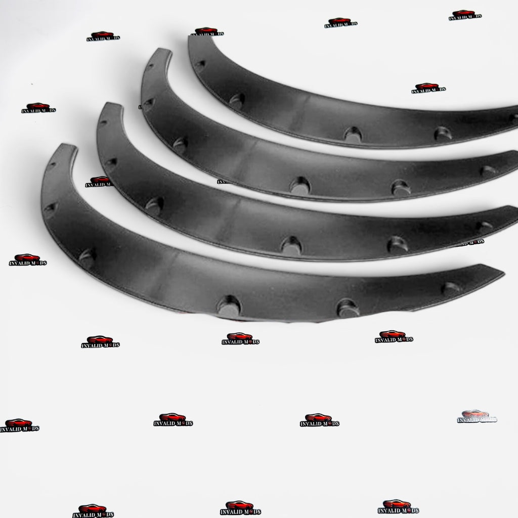 Universal Fender Flares Set of 4 | Flexible Wheel Arch Extensions for Cars Product Description