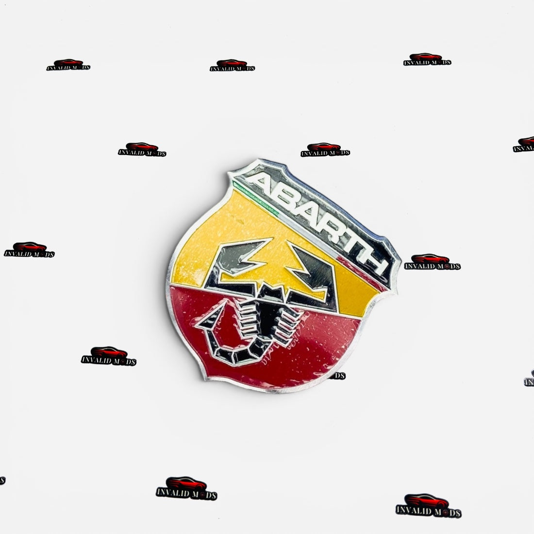 ABARTH 3D Metal Sticker | Universal Performance Emblem Badge for Cars