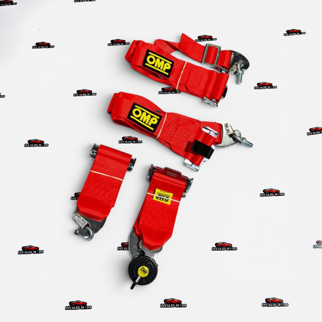 OMP 4-Point Racing Seat Belt Harness – Universal Motorsport Safety Harness