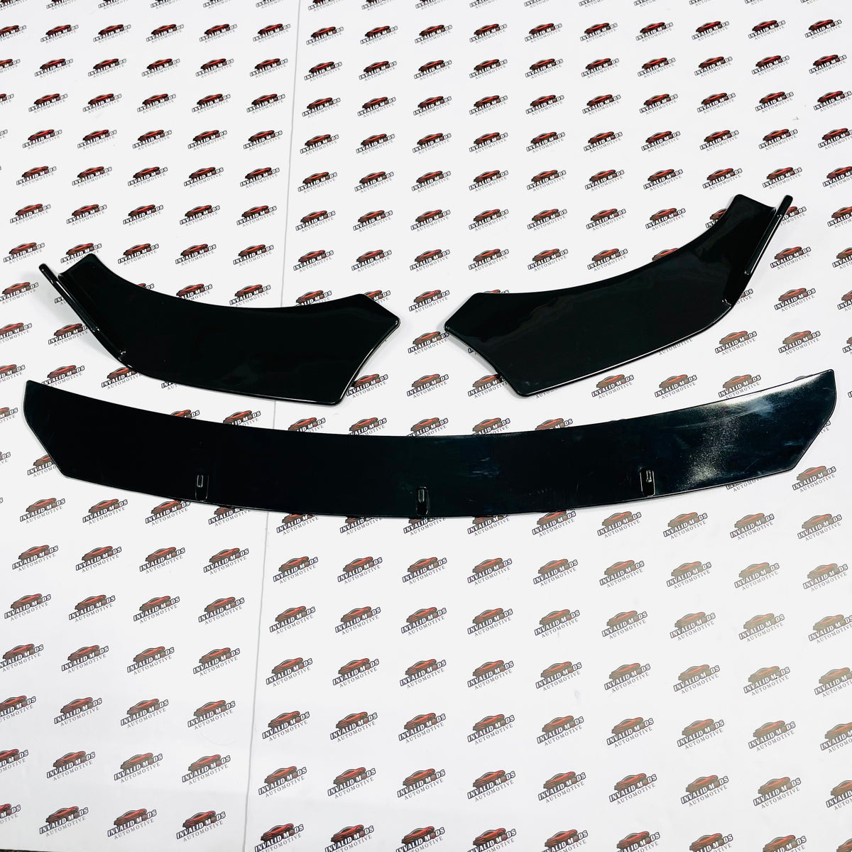 Universal 5-Piece Front Splitter Kit | Imported Aerodynamic Body Styling Upgrade