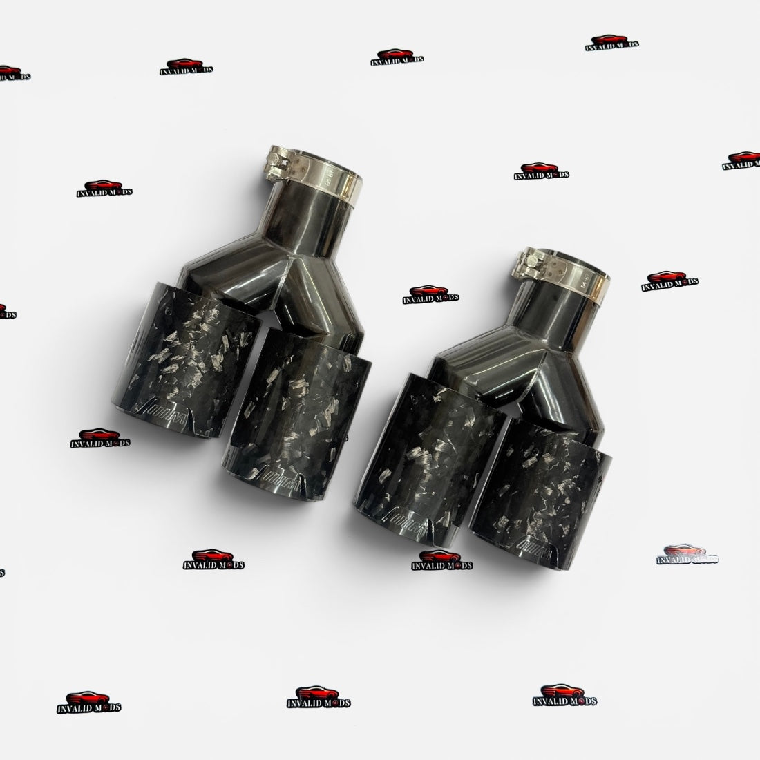 BMW M-Style Dual Exhaust Tip | Universal Stainless Steel Performance Exhaust Tip | Sporty Rear Upgrade