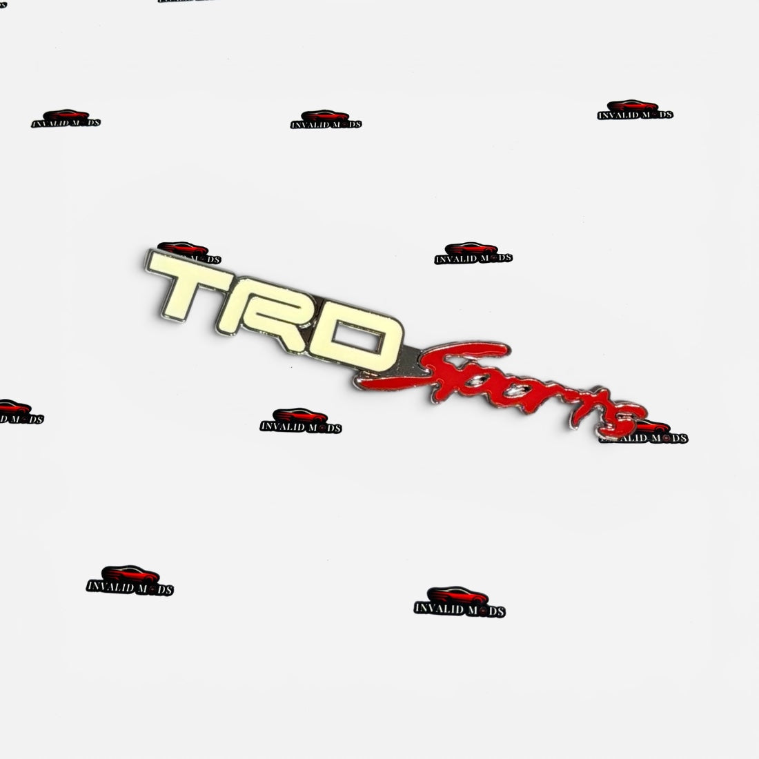 Toyota TRD Sports Rear Bumper Sticker | 3D Performance Emblem Badge