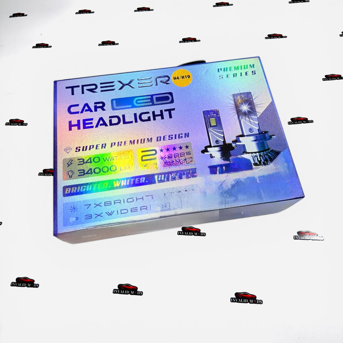 Trexer 340W Ultra Bright LED Headlight Bulbs | High Power Universal Car Headlight Upgrade