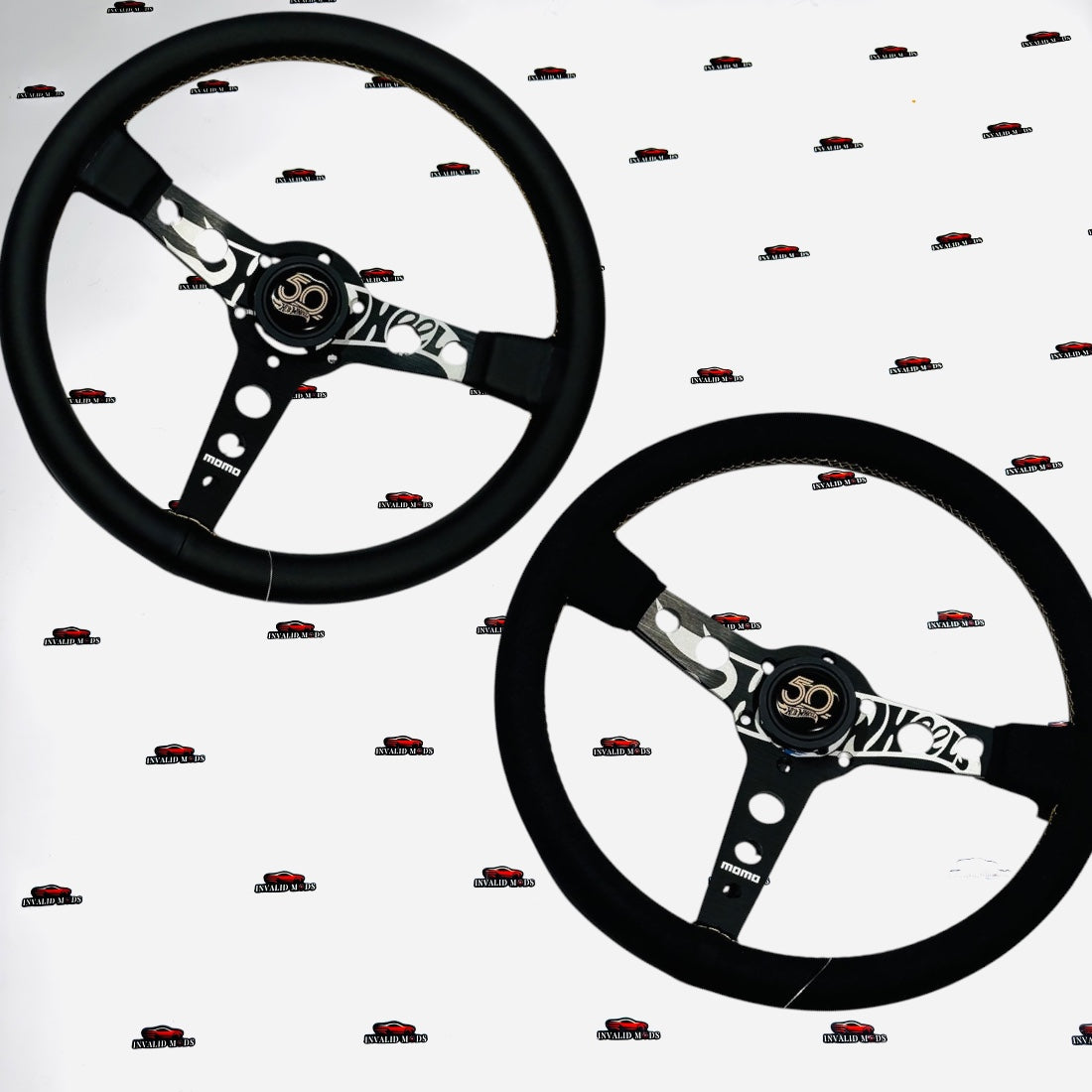 MOMO Hot Wheels Edition Steering Wheel | Leather/Alcantara Universal Racing Wheel 350mm
