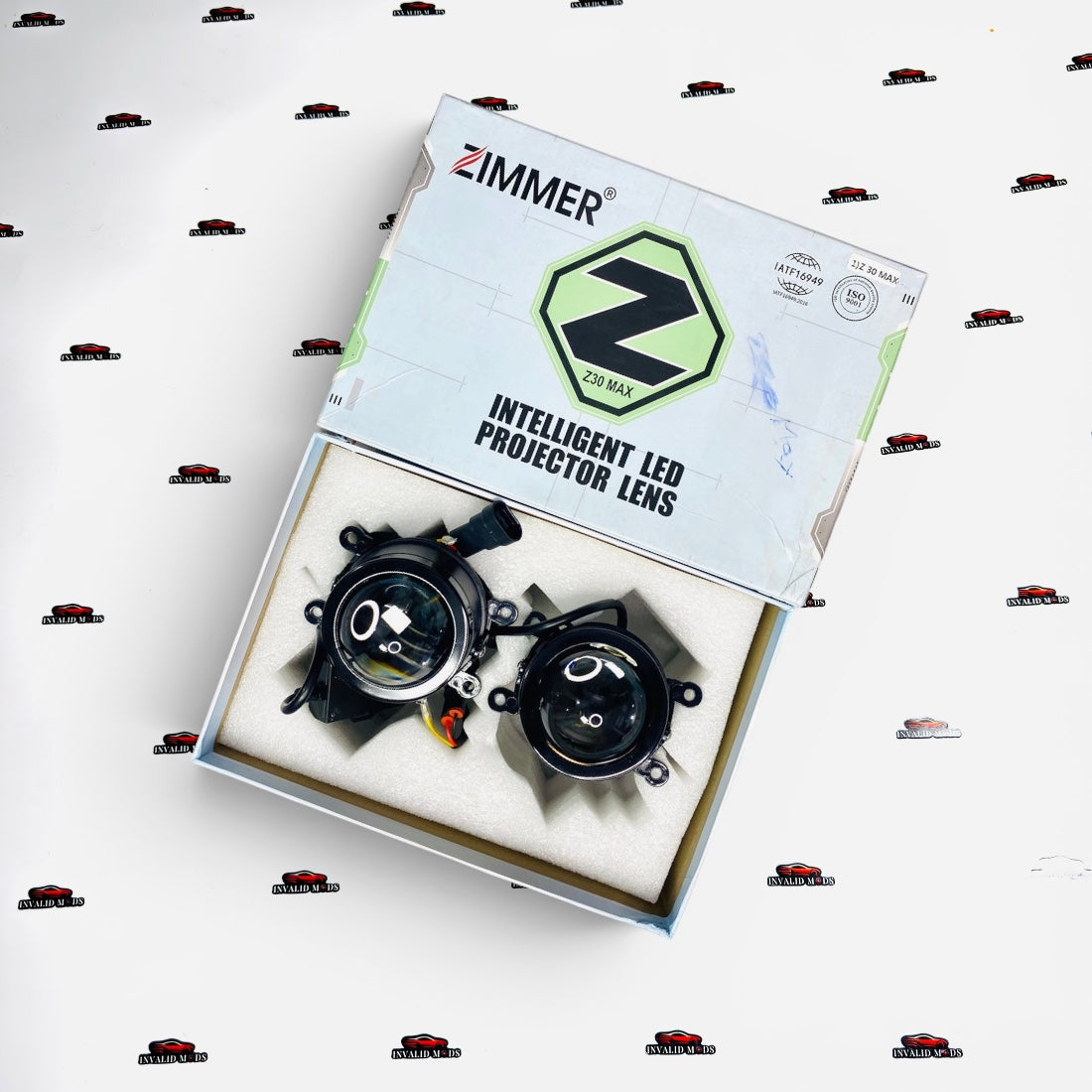 ZIMMER Z30 Max 3-Inch Intelligent Bi-LED Projector Fog Light | Universal Plug & Play Fog Lamp Upgrade