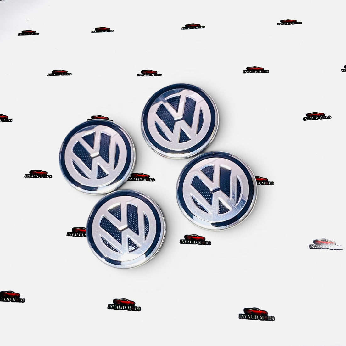 Volkswagen Taigun Wheel Center Caps | Premium OEM-Style Set of 4 (55mm)