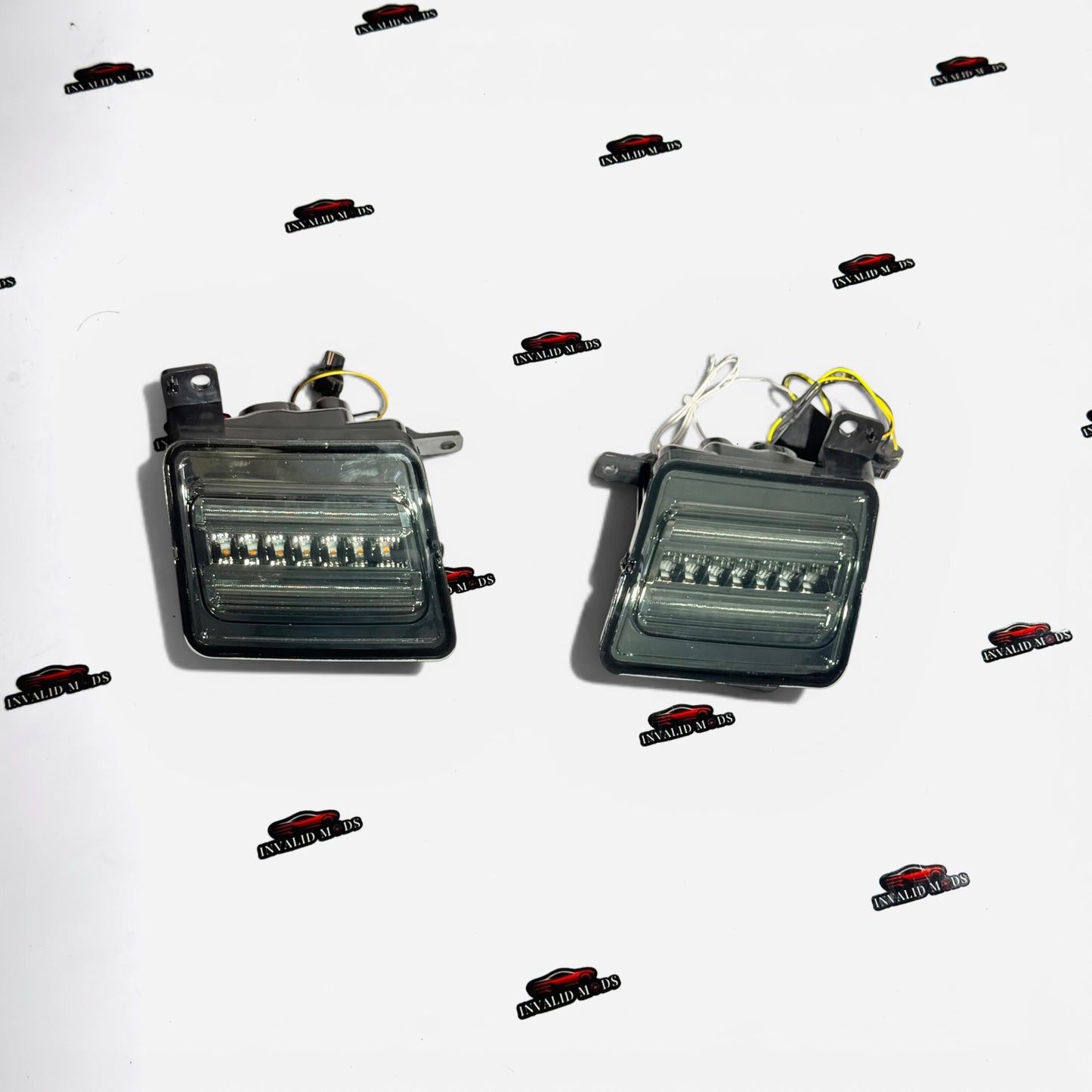 Mahindra Thar Clear Glass LED DRL Lights (Set of 2) | Daytime Running Lights Upgrade