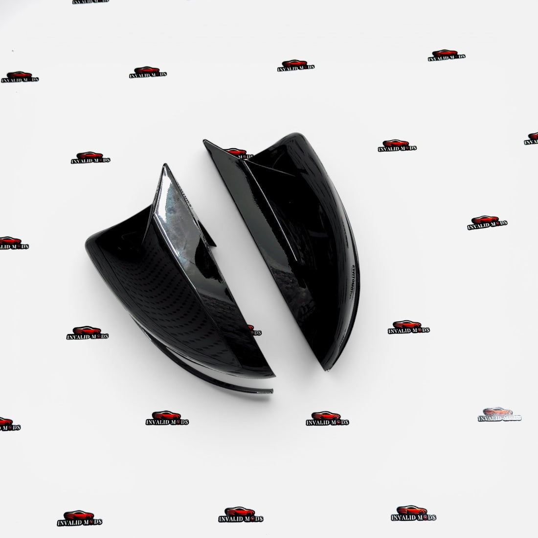 Mercedes-Benz W213 E-Class Side Mirror Covers with LED Indicators | Gloss Black ABS | Fits 2017+ Models
