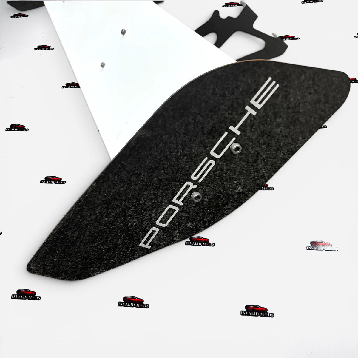 Porsche Style Spoiler Shelf White Sports Wing | Porsche Design Shelf
