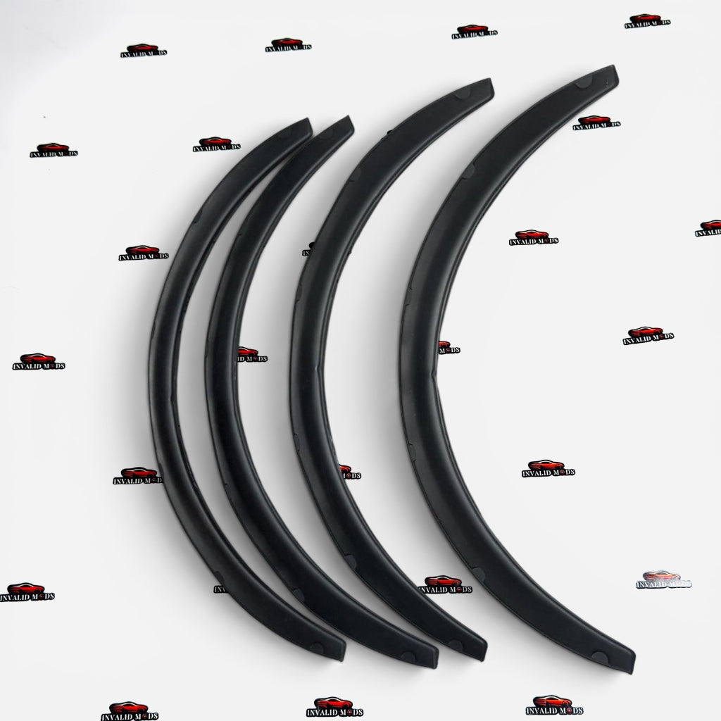 Universal Fender Flares Set of 4 | Flexible Wheel Arch Extensions for Cars Product Description