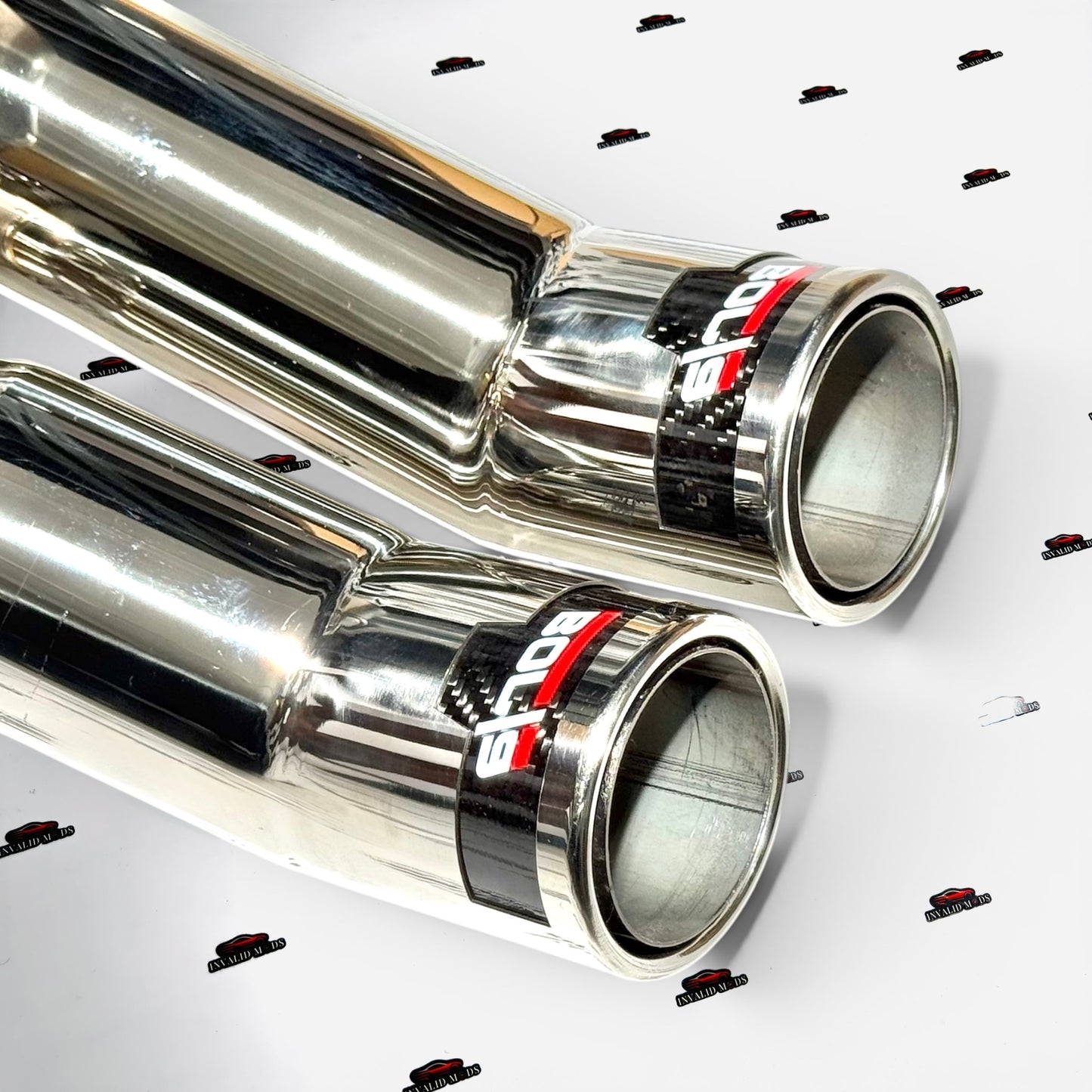 Borla Spitfire Dual Outlet Exhaust Tip | Premium Stainless Steel Universal Muffler Tip