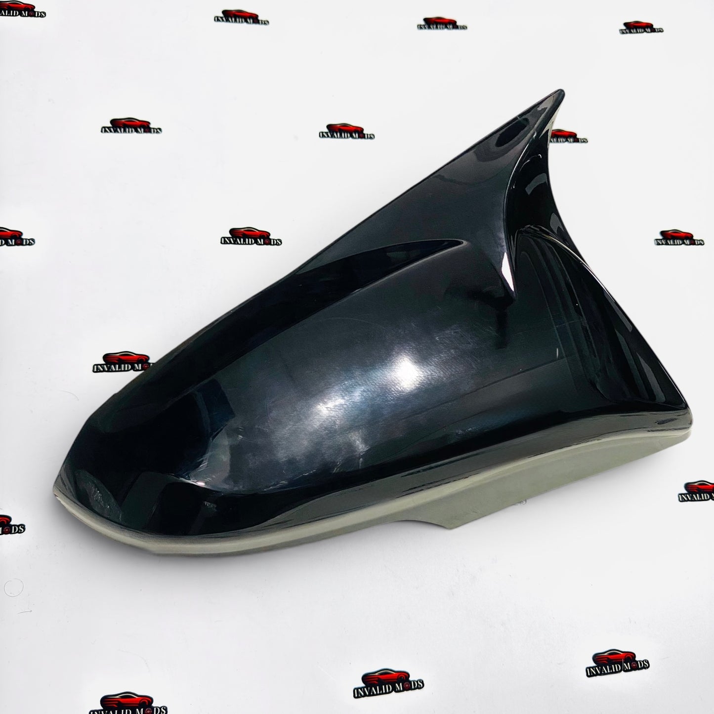 Toyota Innova Crysta & Fortuner (2016+) Batman Style Mirror Covers | Gloss Black ABS