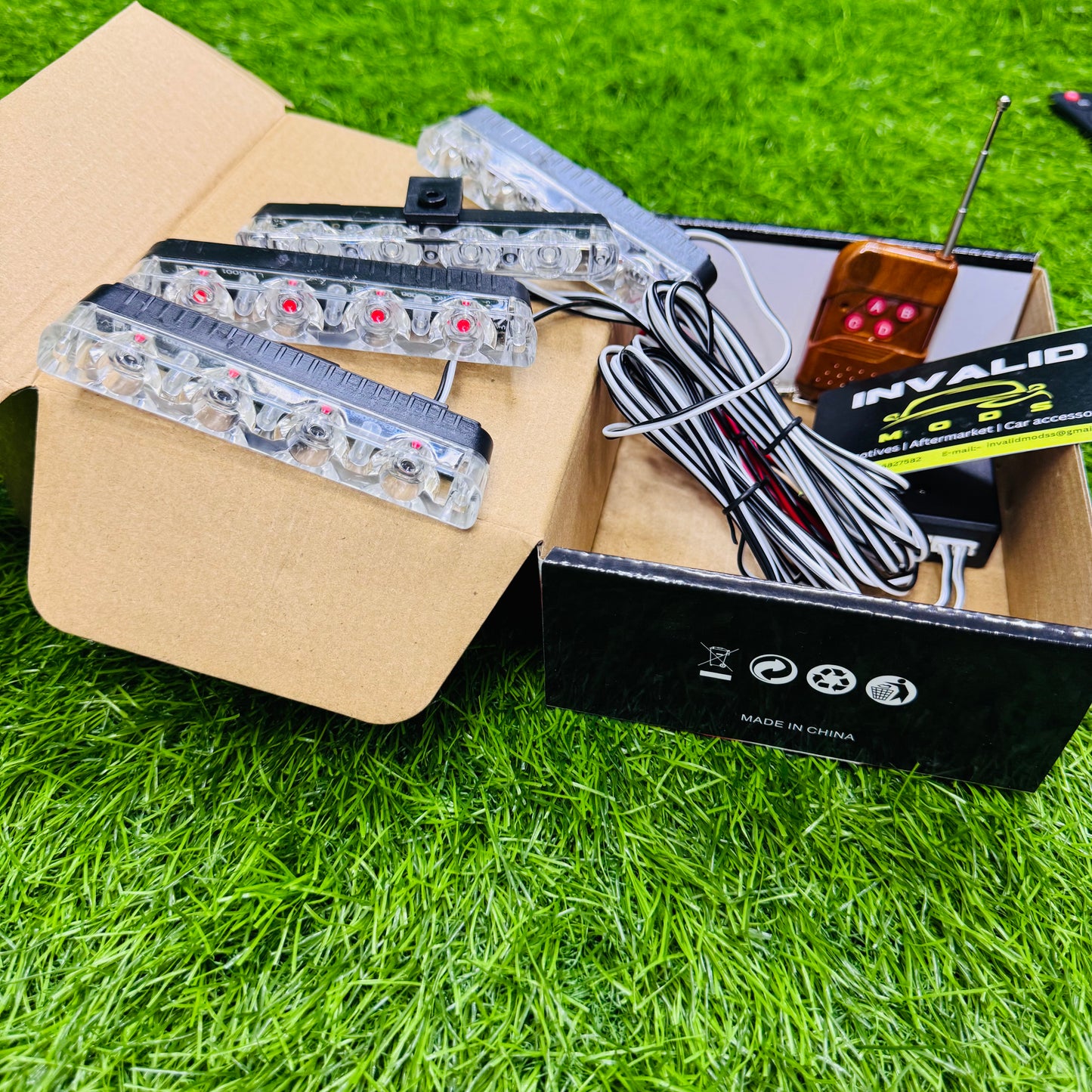Remote Controlled Grill Flashers