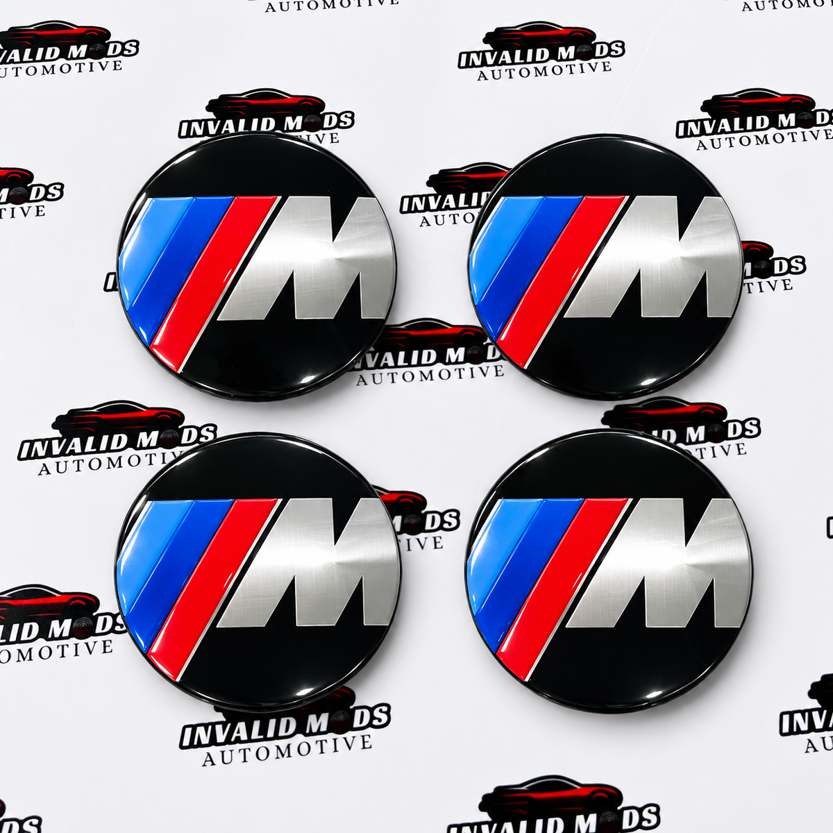 M-Style BMW Wheel Caps Set of 4 | Outer Diameter (68 mm)