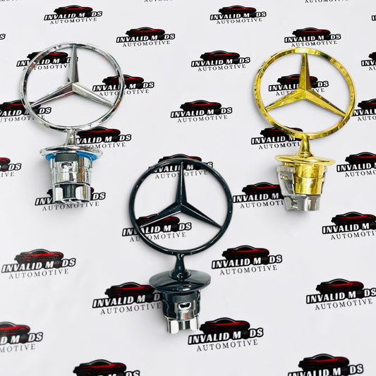 Mercedes-Benz Front Bonnet Standing Logo | Premium Hood Ornament Emblem