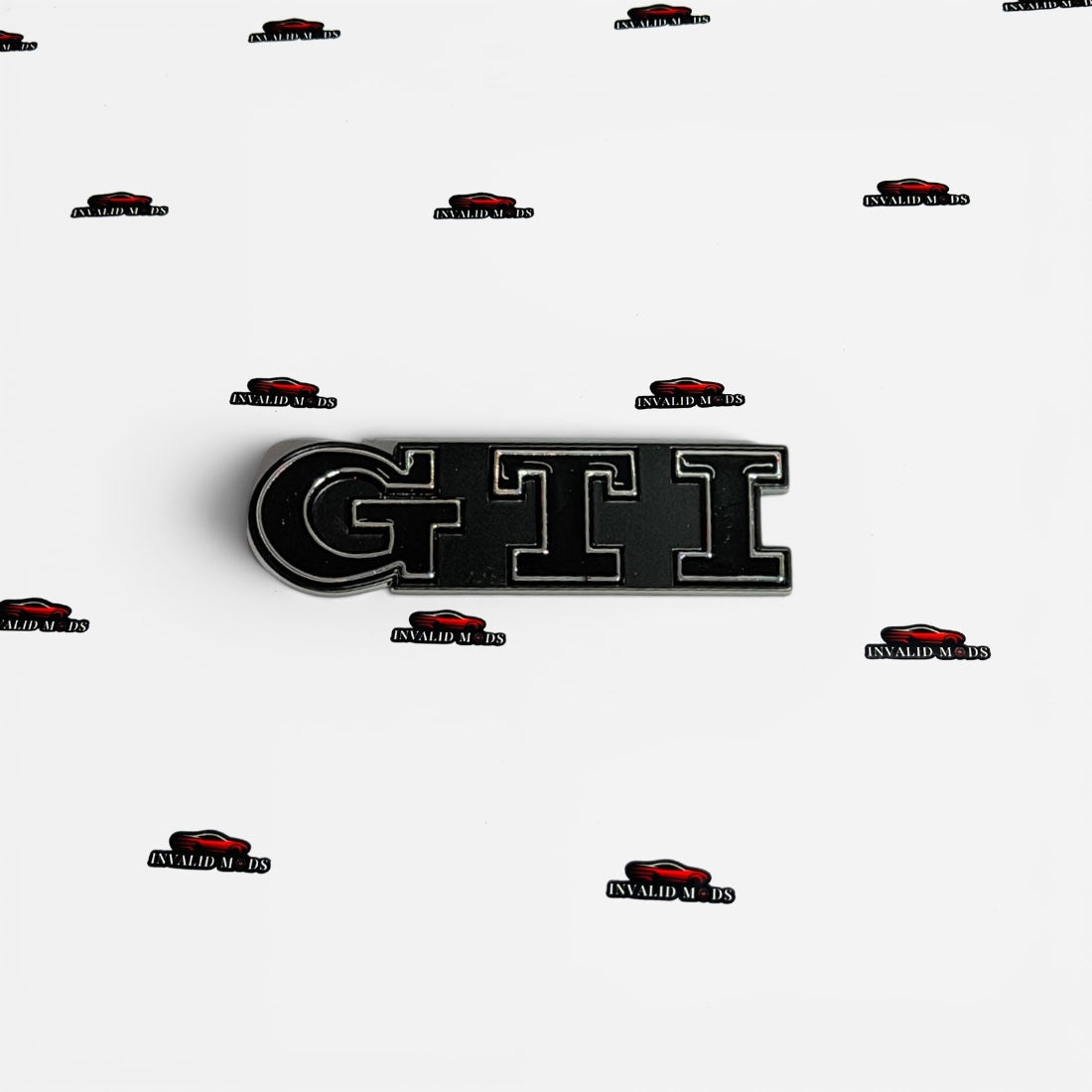 VW Polo GTI Front Grille Logo Badge | OEM-Design Replacement Emblem