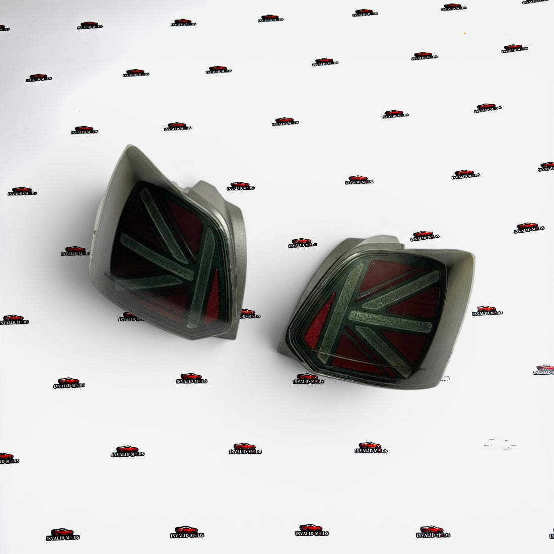 VW Polo Union-Style Tail Lights | Welcome Feature | Smoked + Red LED Tail Lights