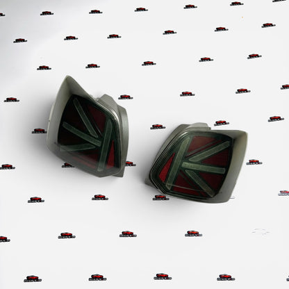 VW Polo Union-Style Tail Lights | Welcome Feature | Smoked + Red LED Tail Lights