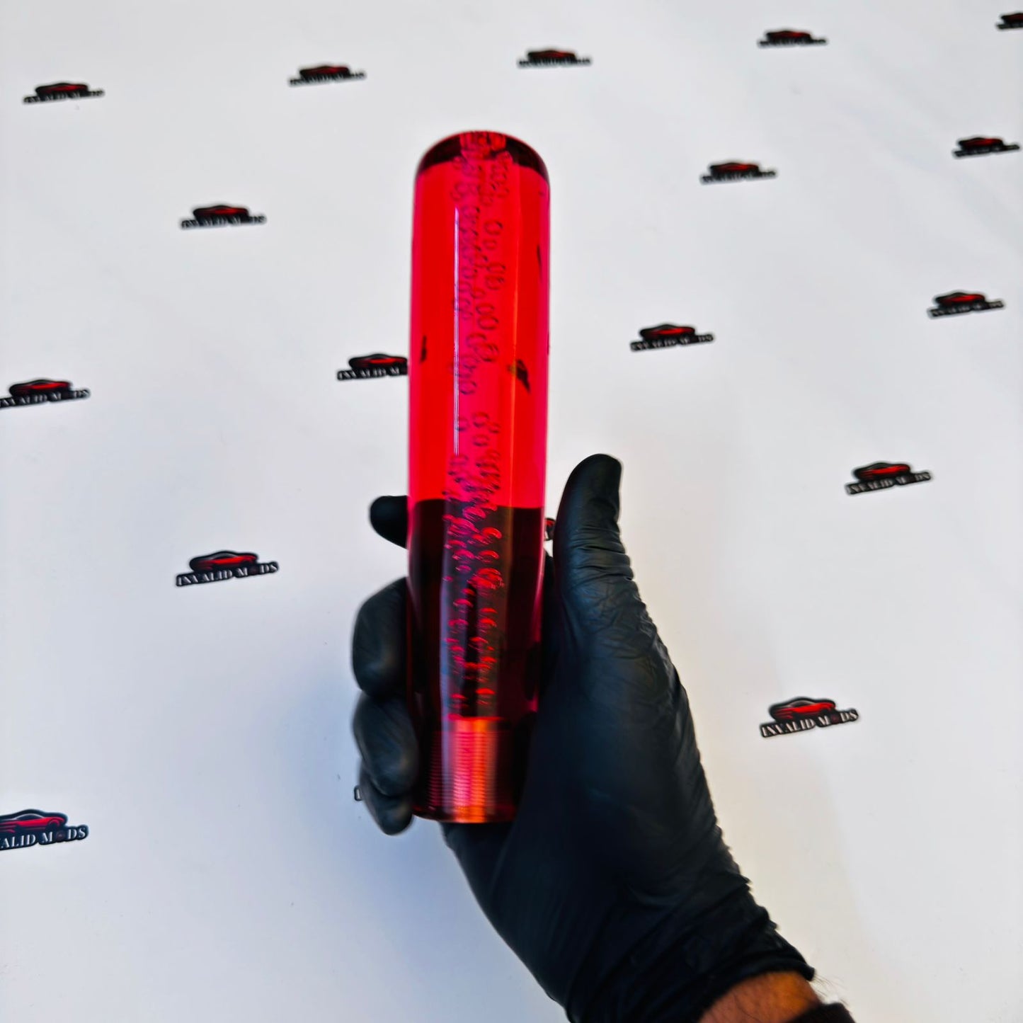 Crystal Bubble Gear Shift Knob 20cm | Universal Long Shifter Acrylic Design