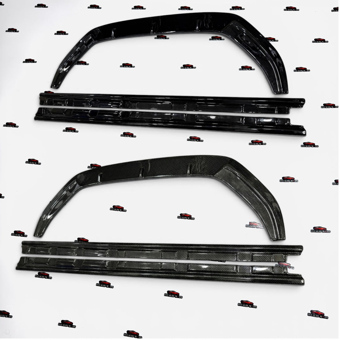 Volkswagen Virtus / Skoda Slavia Body Skirting Front Splitter + Side Skirts