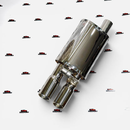 Remus Valvetronic Dual Tip Exhaust | Universal Performance Exhaust System | Plain Finish with Remote Control