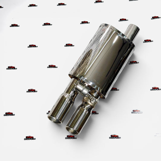 Remus Valvetronic Dual Tip Exhaust | Universal Performance Exhaust System | Plain Finish with Remote Control