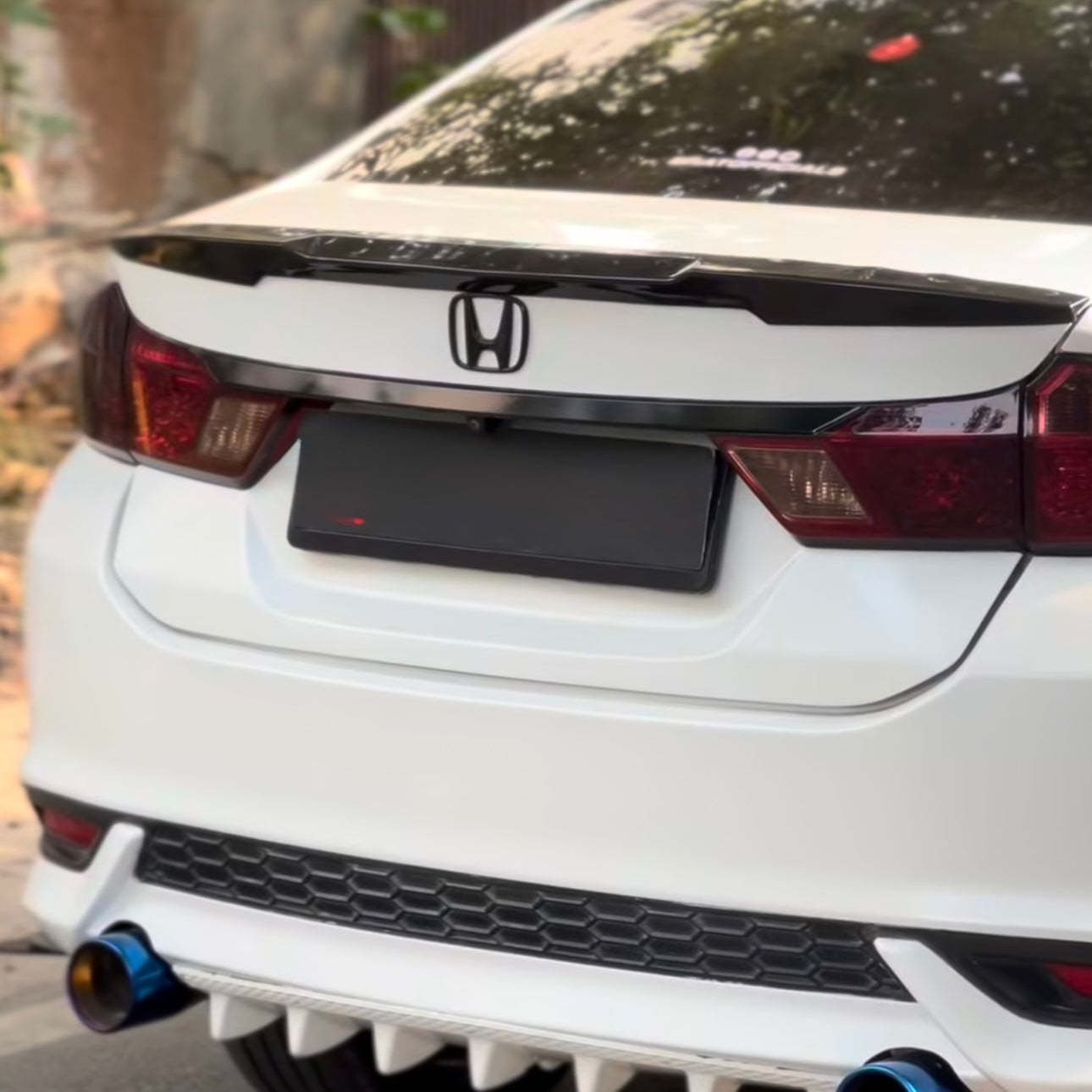 Universal M Style Rear Lip Spoiler | FRP (Flexible)