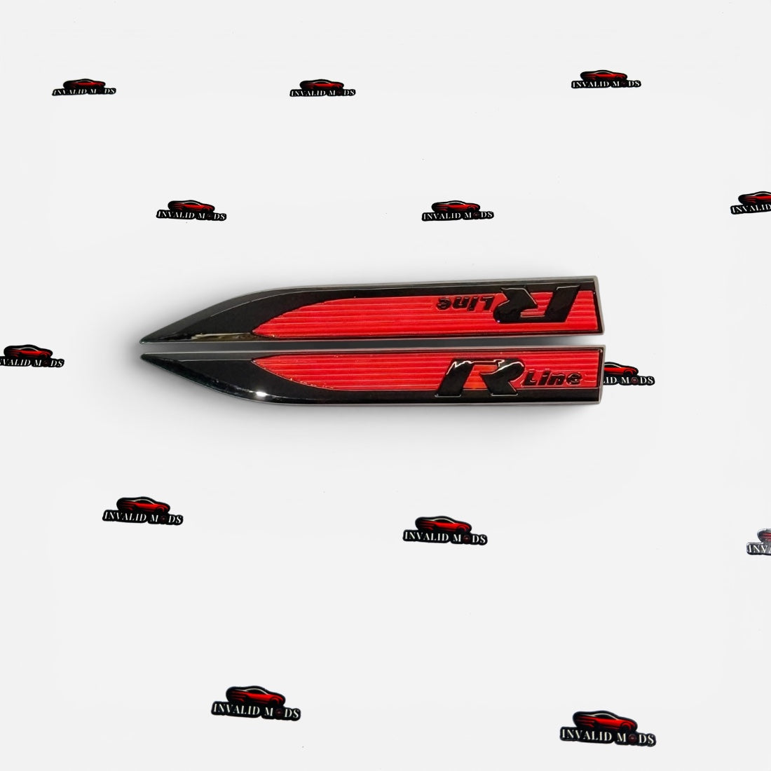 VW Polo R-Line Fender Emblems | OEM-Style Side Badges in Multiple Color Options