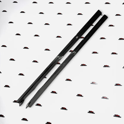 Honda City Side Skirts Glossy Black | Sporty Side Extensions Upgrade (2020+)