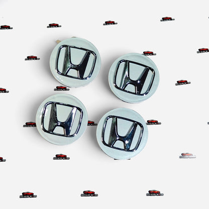 Honda 69mm Wheel Center Caps Set of 4 | Premium Replacement Alloy Wheel Hub Caps