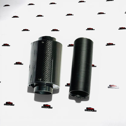 Universal Carbon Fiber Cold Air Intake Kit | High Performance Air Intake System for Cars